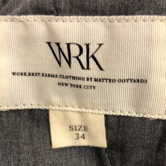WRK Shorts:Navy Size 34 - Picture 4 of 15
